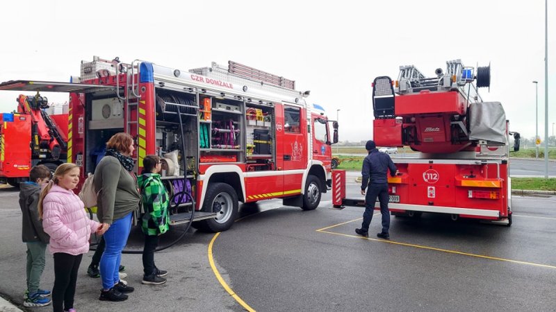 Obisk Centra za zaščito in reševanje Domžale